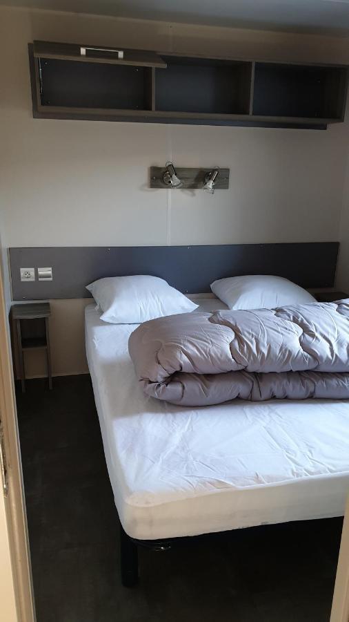 Mobil Home 6-8 Places Parcelle 4 Climatise Biville-sur-Mer Buitenkant foto