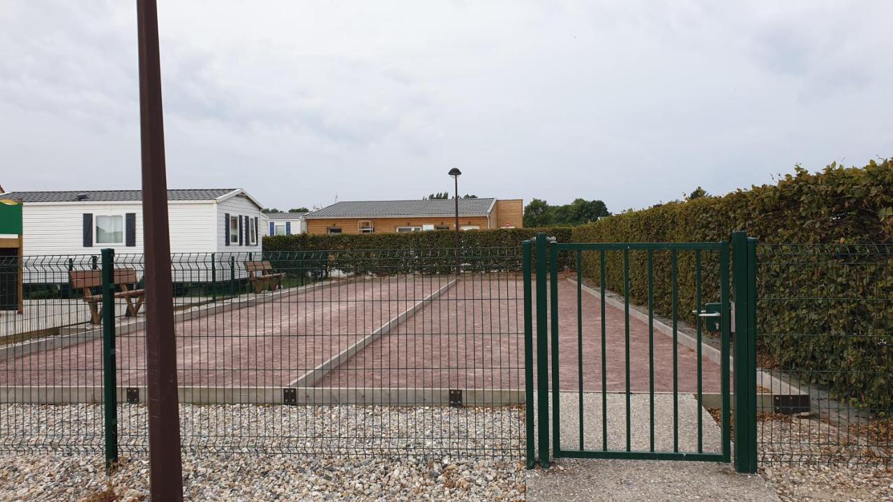 Mobil Home 6-8 Places Parcelle 4 Climatise Biville-sur-Mer Buitenkant foto