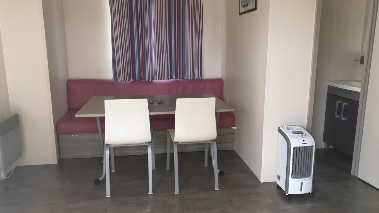 Mobil Home 6-8 Places Parcelle 4 Climatise Biville-sur-Mer Buitenkant foto